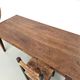 Solid oak farmhouse table, 1930s.