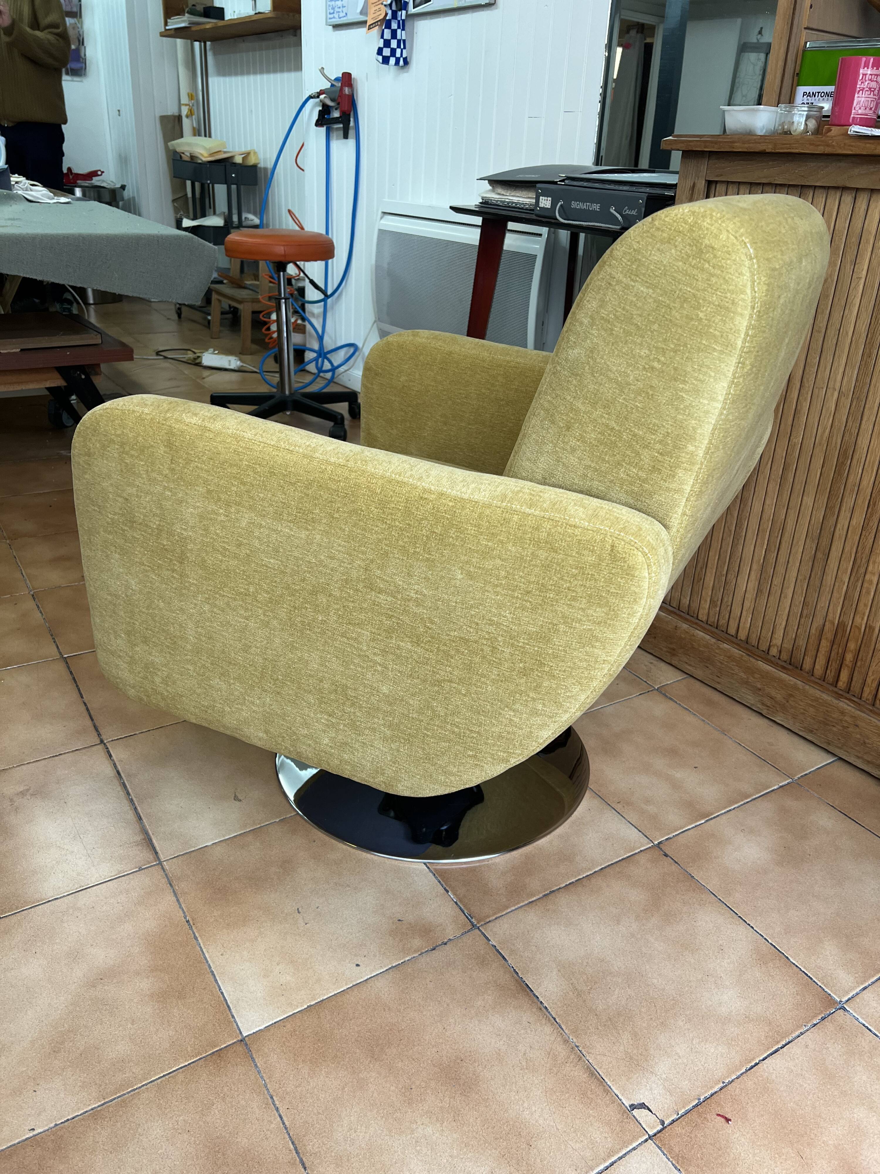 Fauteuil Pivotant années 70'