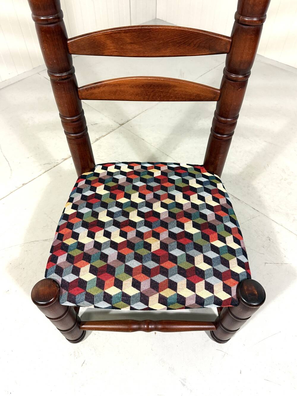 High back ladder chair 1970’s