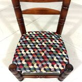 High back ladder chair 1970’s