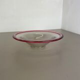 German 2,2kg Glass Bowl by Karl Wiedmann for WMF, 1960s Baushaus Art Deco
