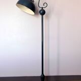 Lampe, lampadaire tôle rigitulle  années 50' underwriters laboratories
