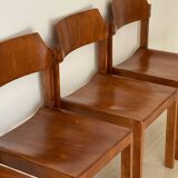 4 Schapp Mobel wooden chairs