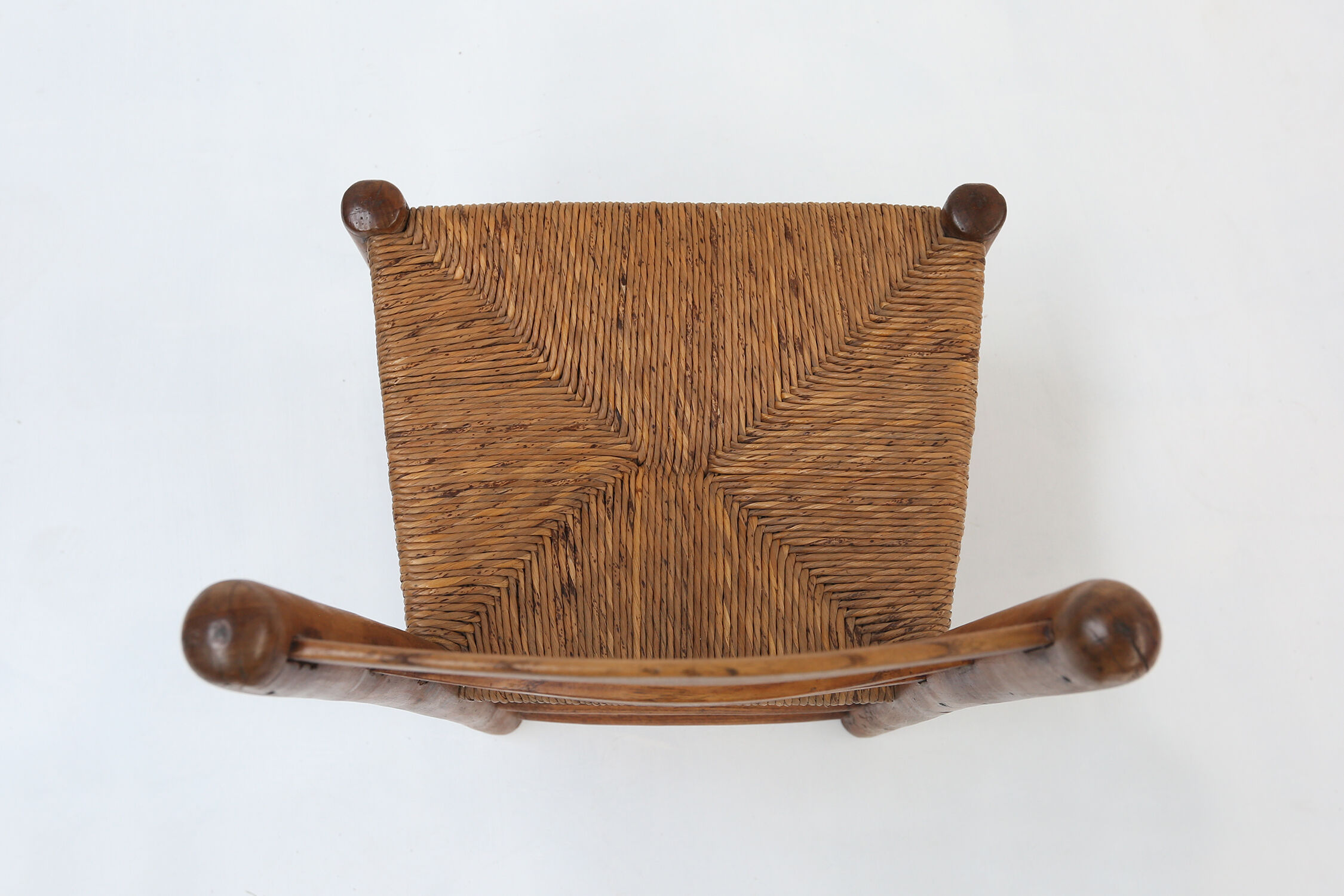 French rustic Wabi-Sabi chair 1850