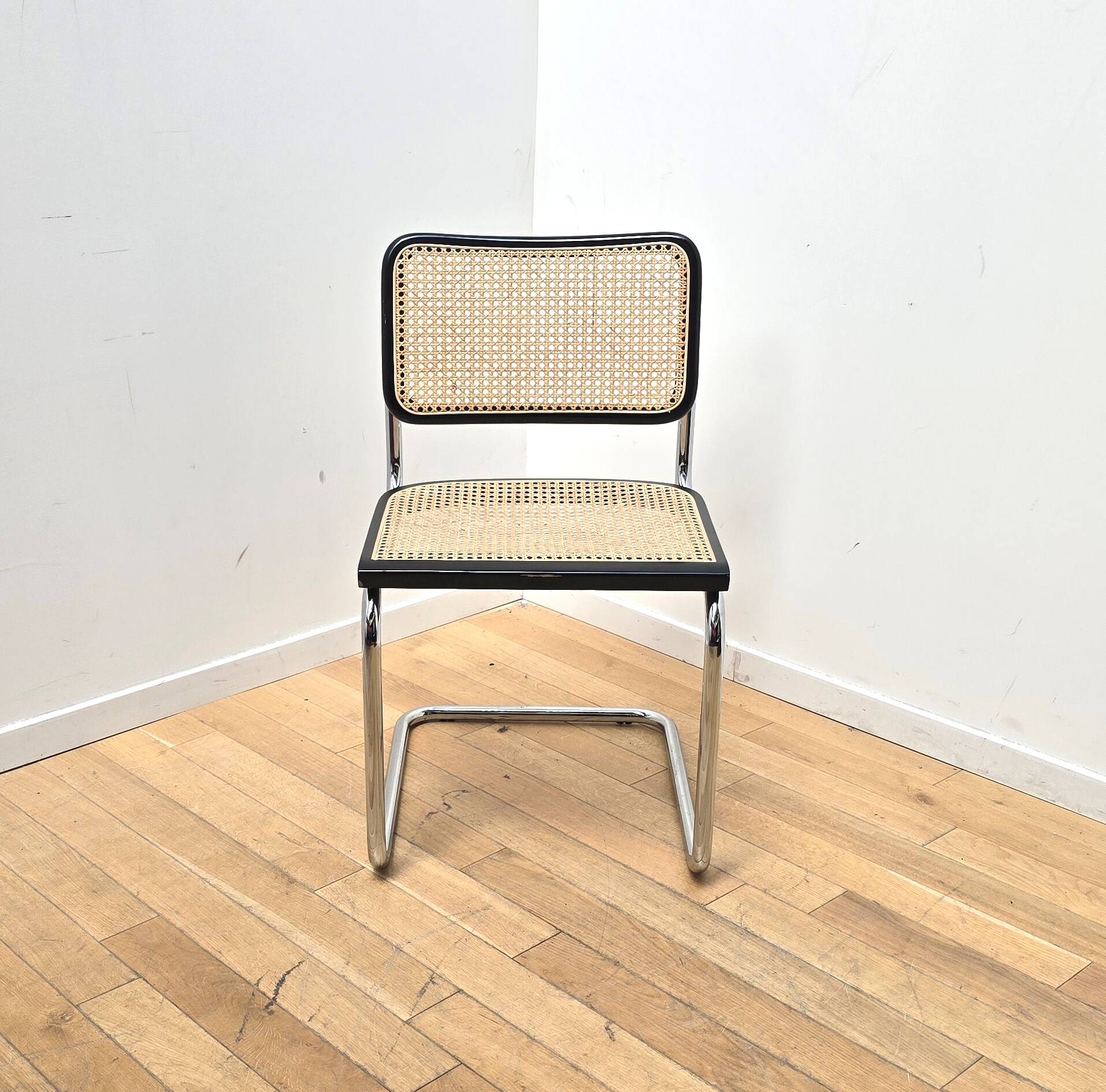 Set of 8 Cesca B32 chairs, Marcel Breuer