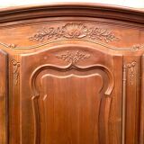 Regency style storage cabinet in solid walnut 20th century