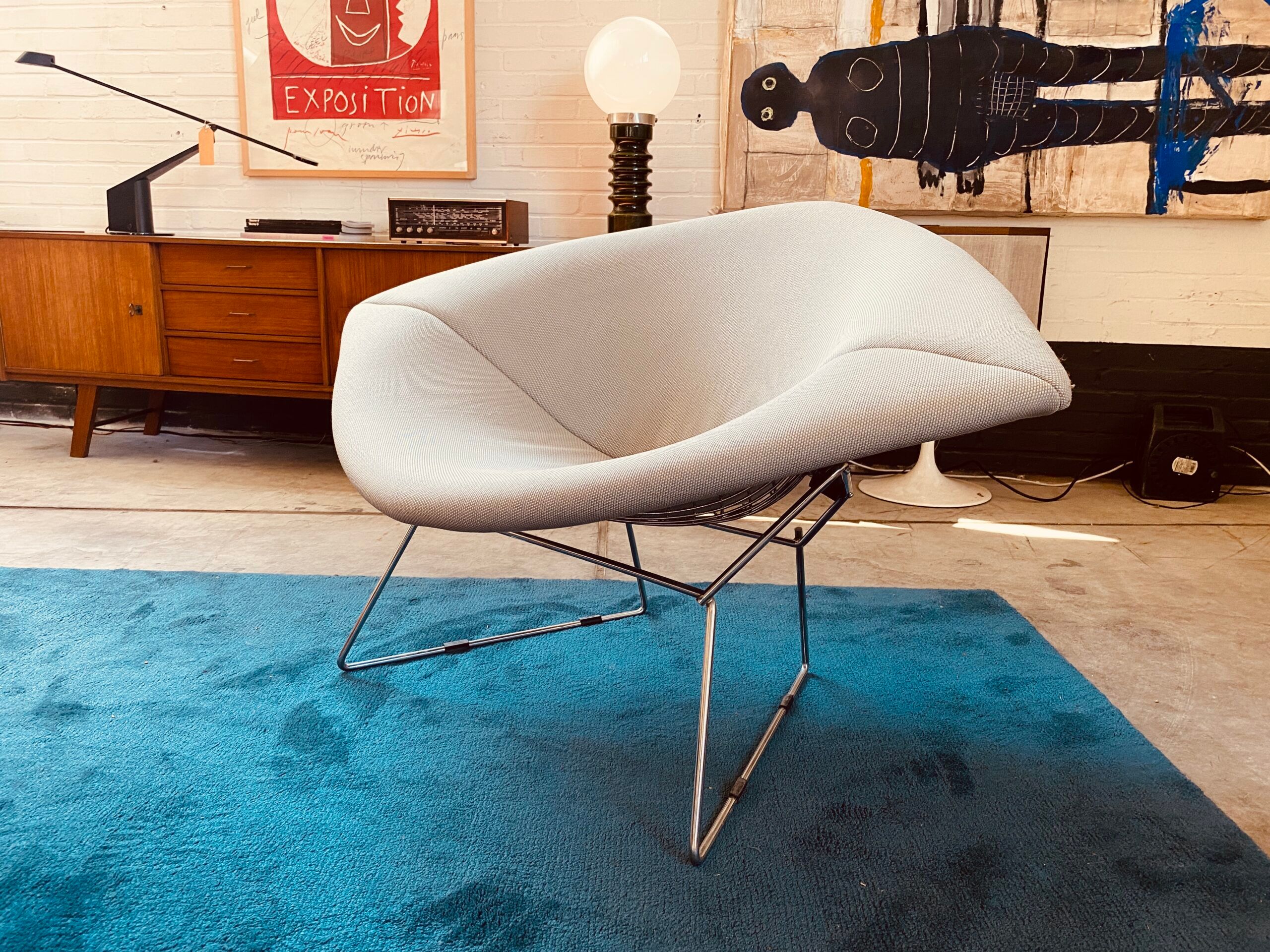 Harry Bertoia large Diamond chair
