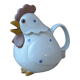Hen-shaped sandstone teapot made in japan