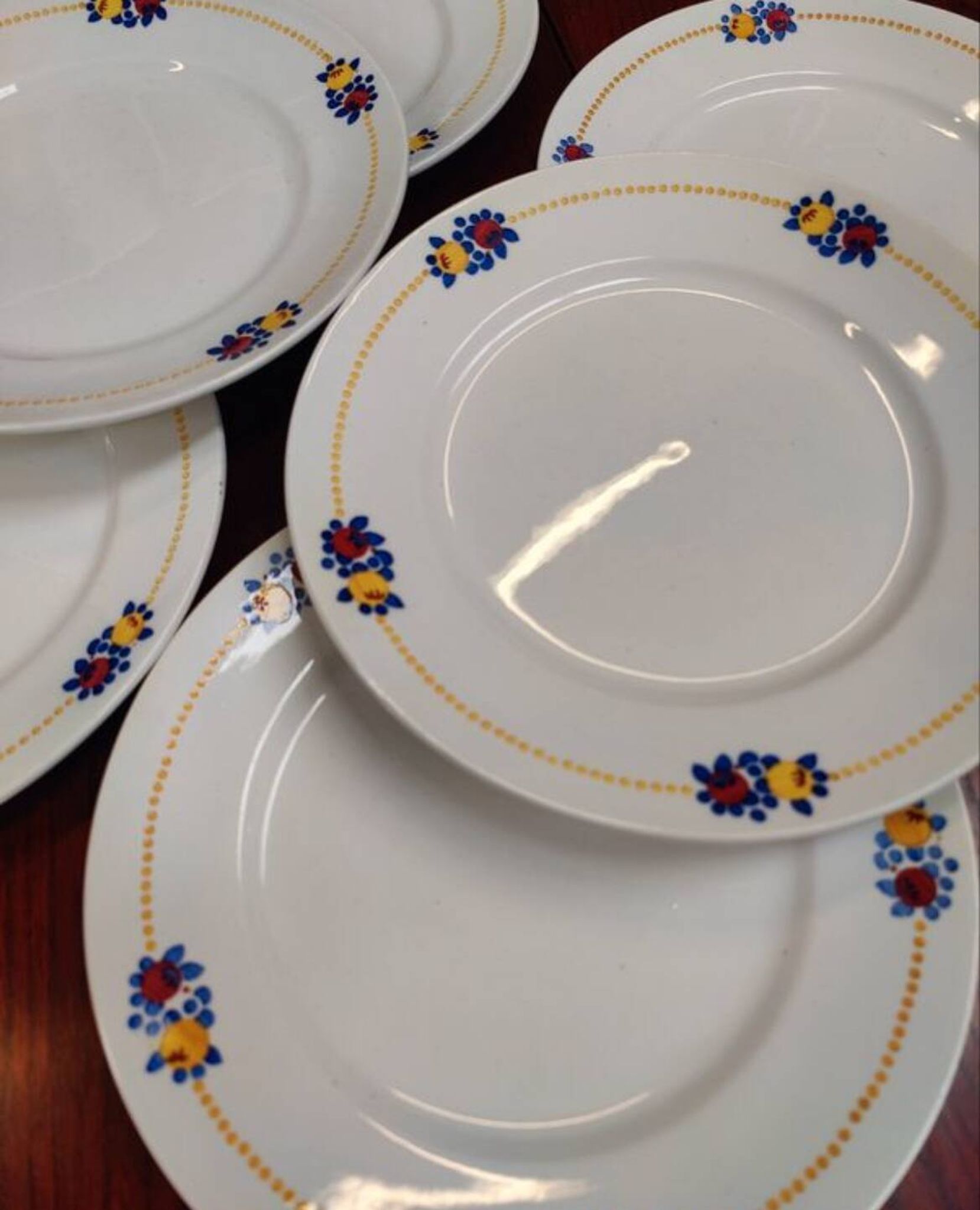 Ensemble 6 assiettes plates villeroy et boch