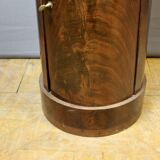 Empire bedside table in mahogany, 19th century.