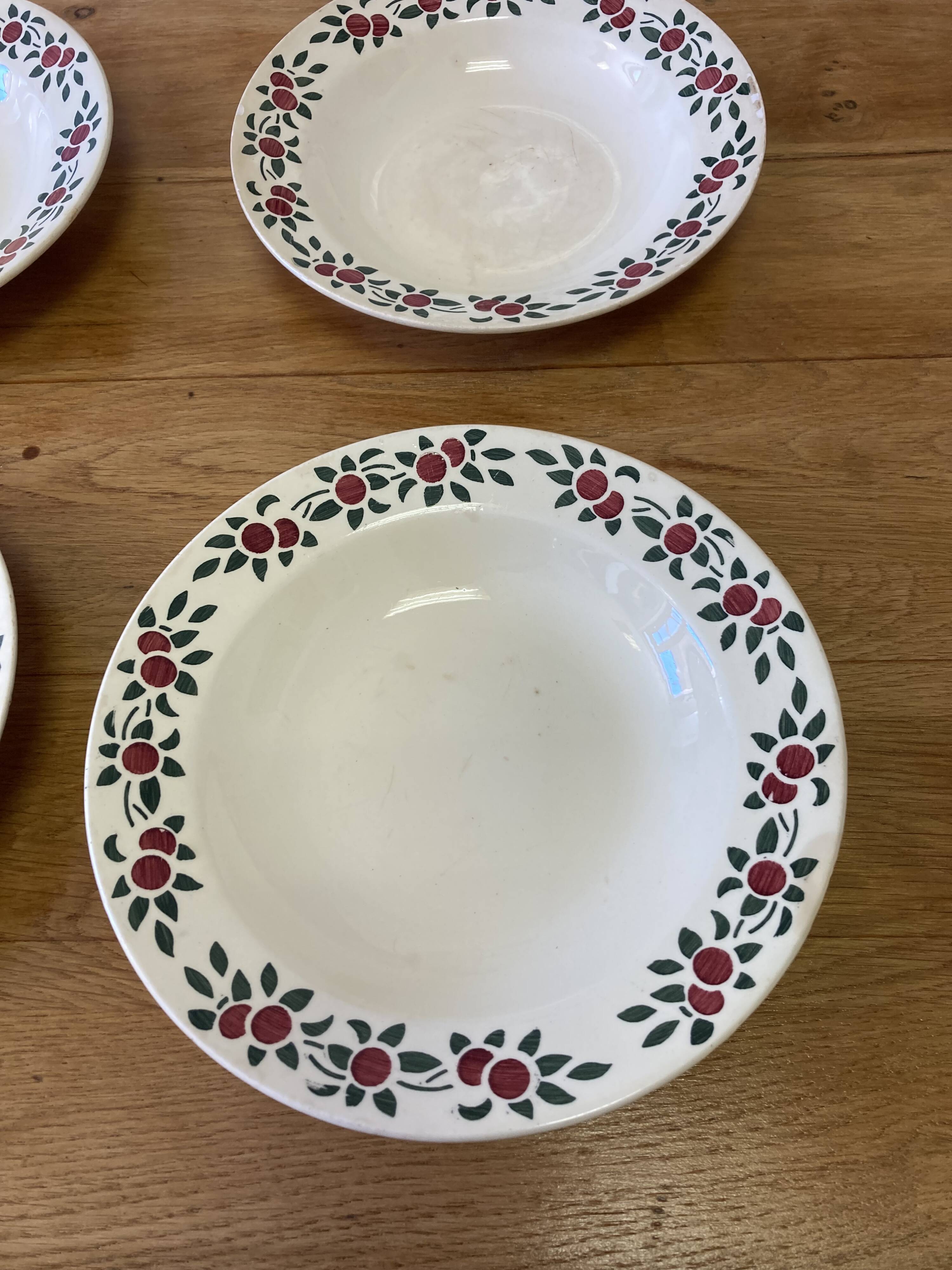 Vintage Montereau plates