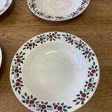 Assiettes Montereau vintage