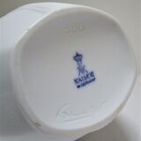 Porcelain vase biscuit Manfred Frey for AK Kaiser vegetable decoration