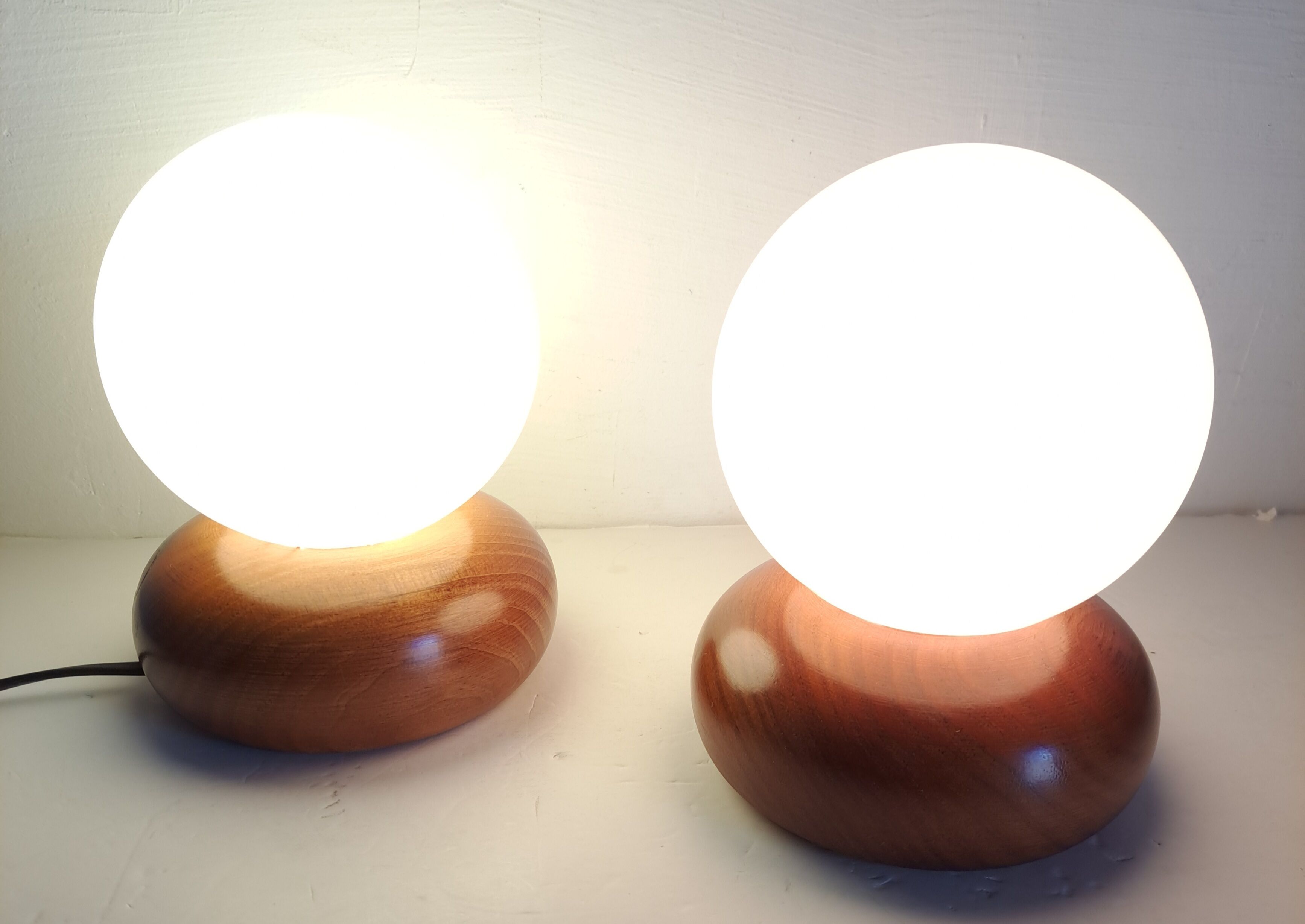 Pair of bedside lamps