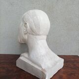 Pascal Boureille (1909-1999) Bust sculpted in plaster Male doctor