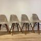 4 Eames DSW Fiberglass Chairs for Herman Miller