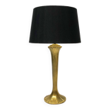 Brass Art Nouveau Style Table Lamp 1970s Glamour Chic Jugendstil Light