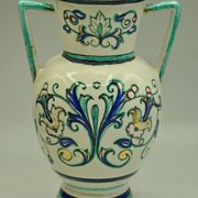 Baroque decoration vase by Maioliche Deruta Italy