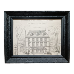 Lithographie maison de