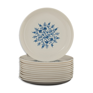 12 assiettes à dessert