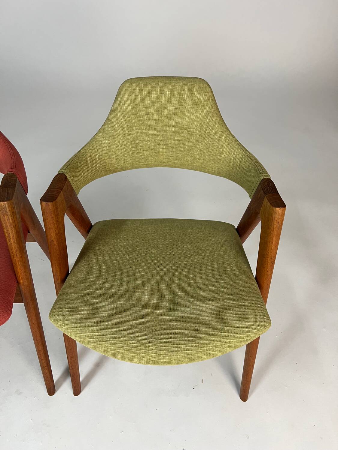 Set of two Vintage Danish Teak Compass chairs by Kai Kristiansen