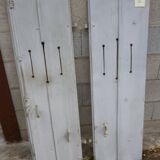 Paire de volets patine ancienne grise