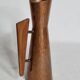 Vase en Cuivre Martelé Dahlmann, design Danois des Années 1960, 21 cm