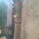 Vintage circular mirror 50cm