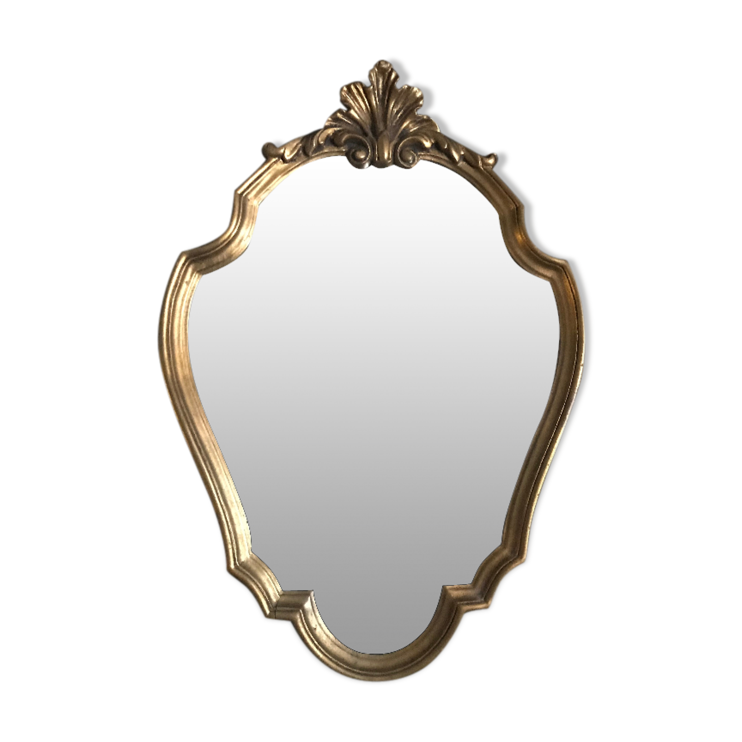Golden baroque mirror