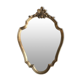 Golden baroque mirror