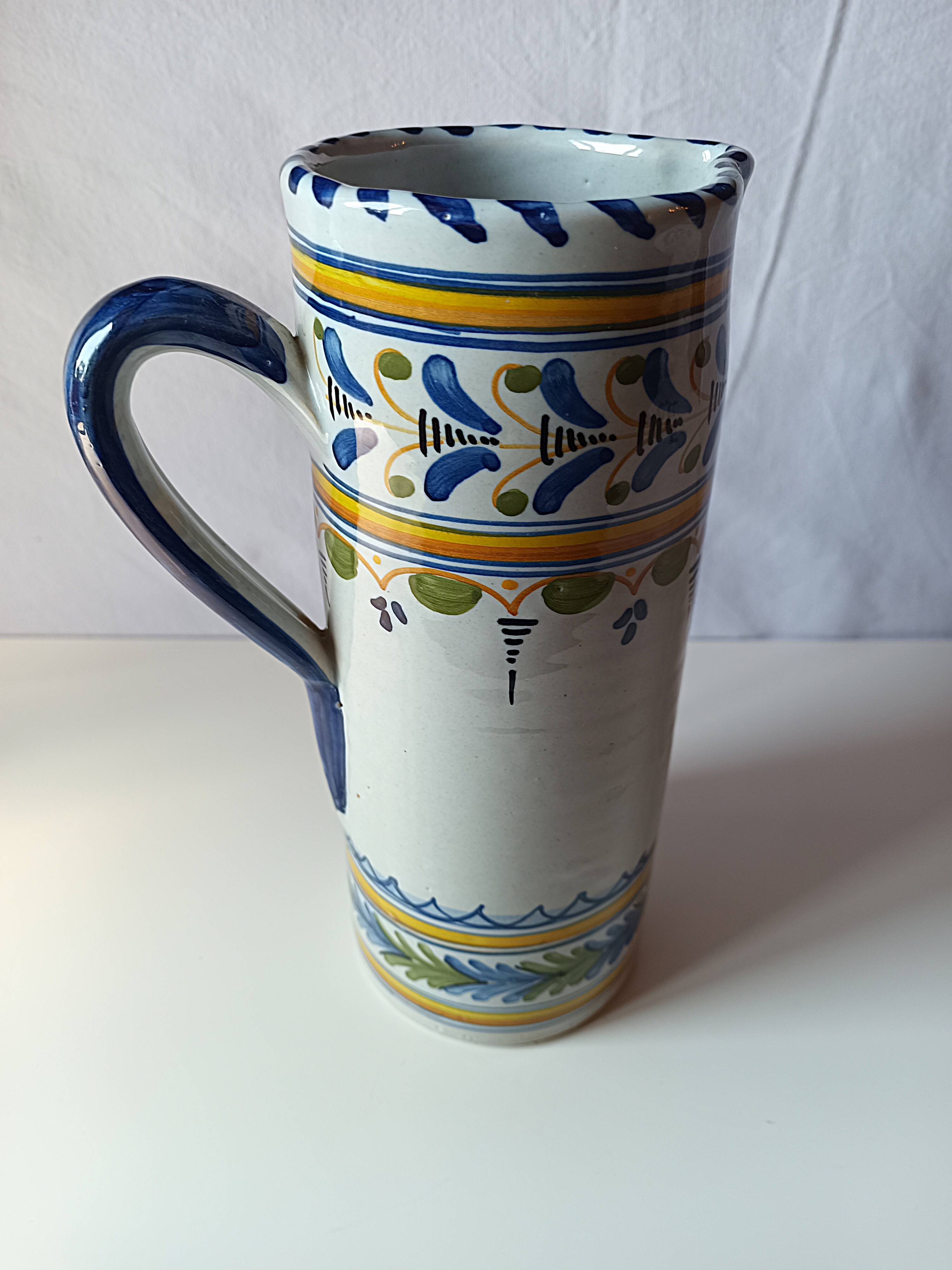 Talavera ceramic pitcher set