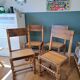 4 Arts and Crafts chairs