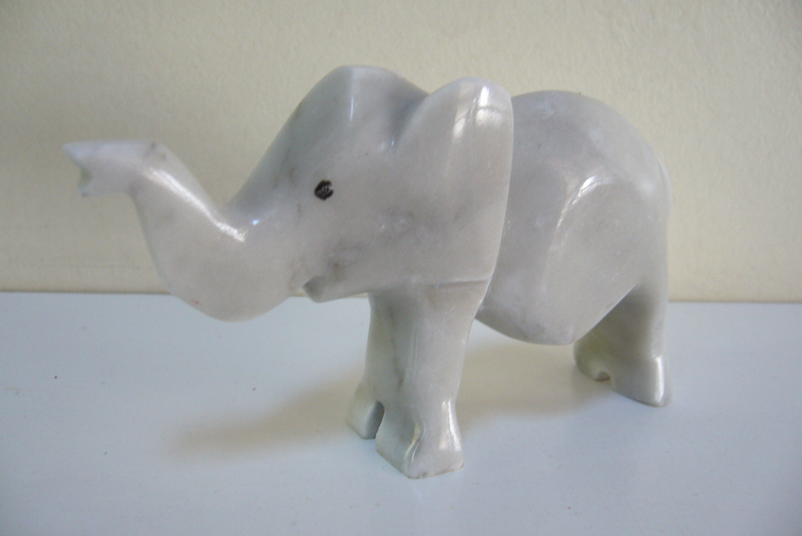 Ancient marble elephant toy