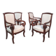 4 mahogany chairs from the Restoration period
