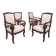4 mahogany chairs from the Restoration period