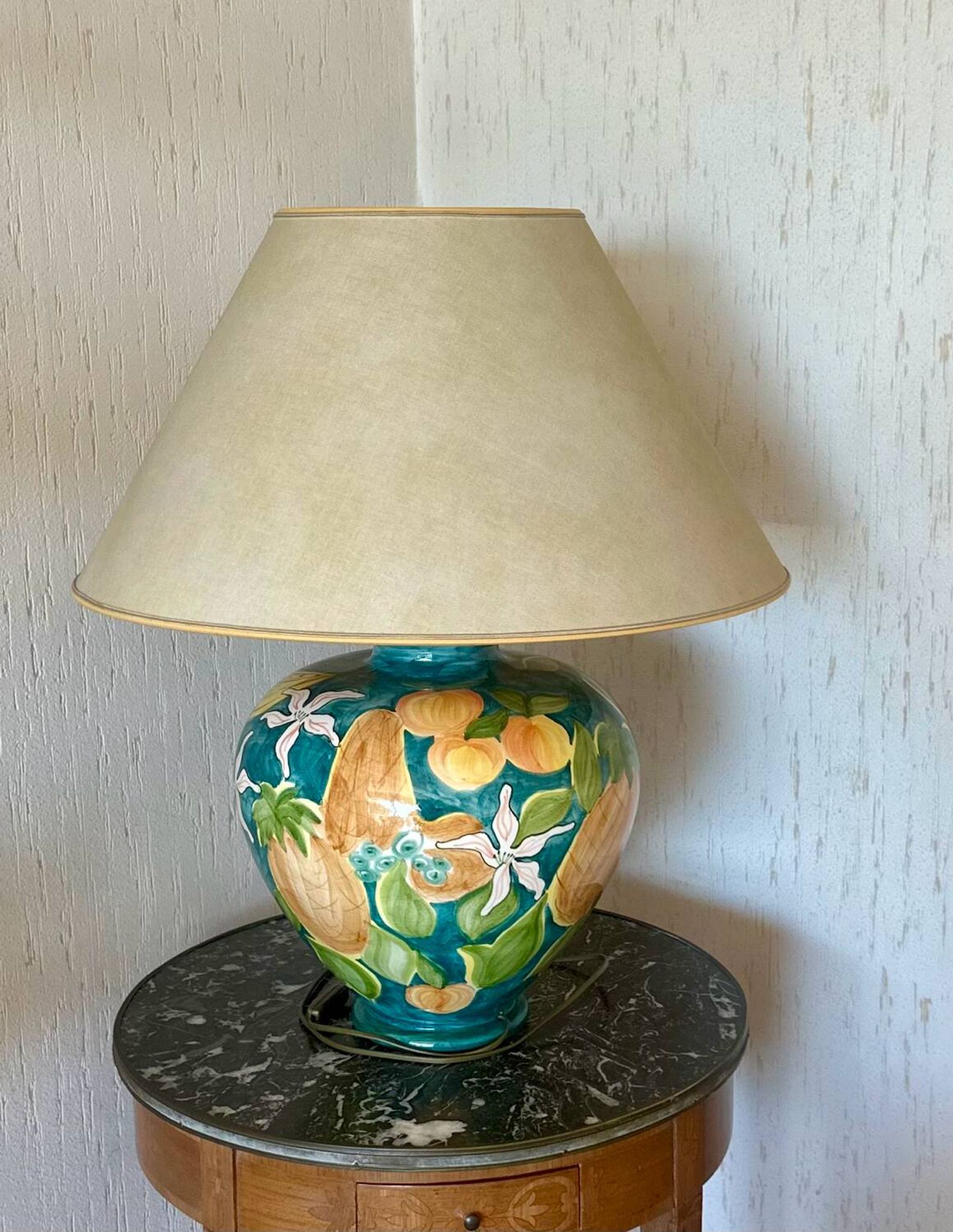 Lampe à poser en céramique Émaillée Monteuse N*19