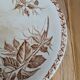 Antique compotier Badonviller model Blackberry in ironstone