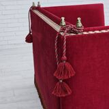 1970s, Danish "Spanish" sofa, original condition, furniture velour.