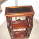 Librarian's stepladder (mahogany - leather)