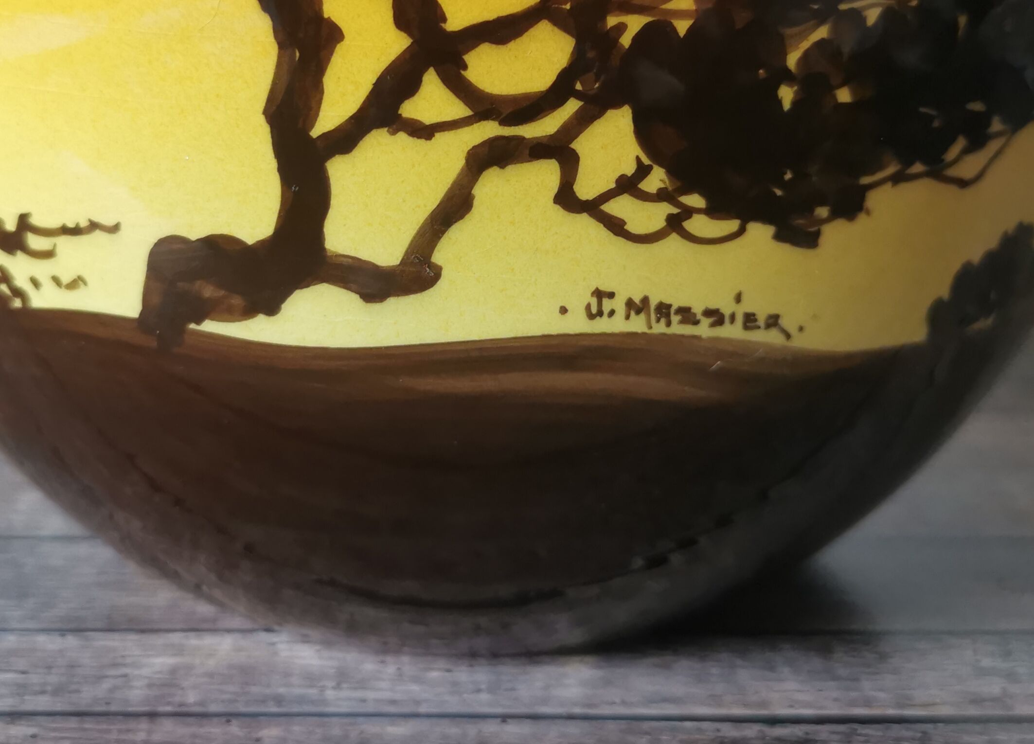 Vase boule Jérôme Massier