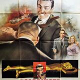 Original poster 1st print of 1965 Golfinger James Bond Sean Connery 120x160 cm