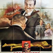 Original poster 1st print of 1965 Golfinger James Bond Sean Connery 120x160 cm