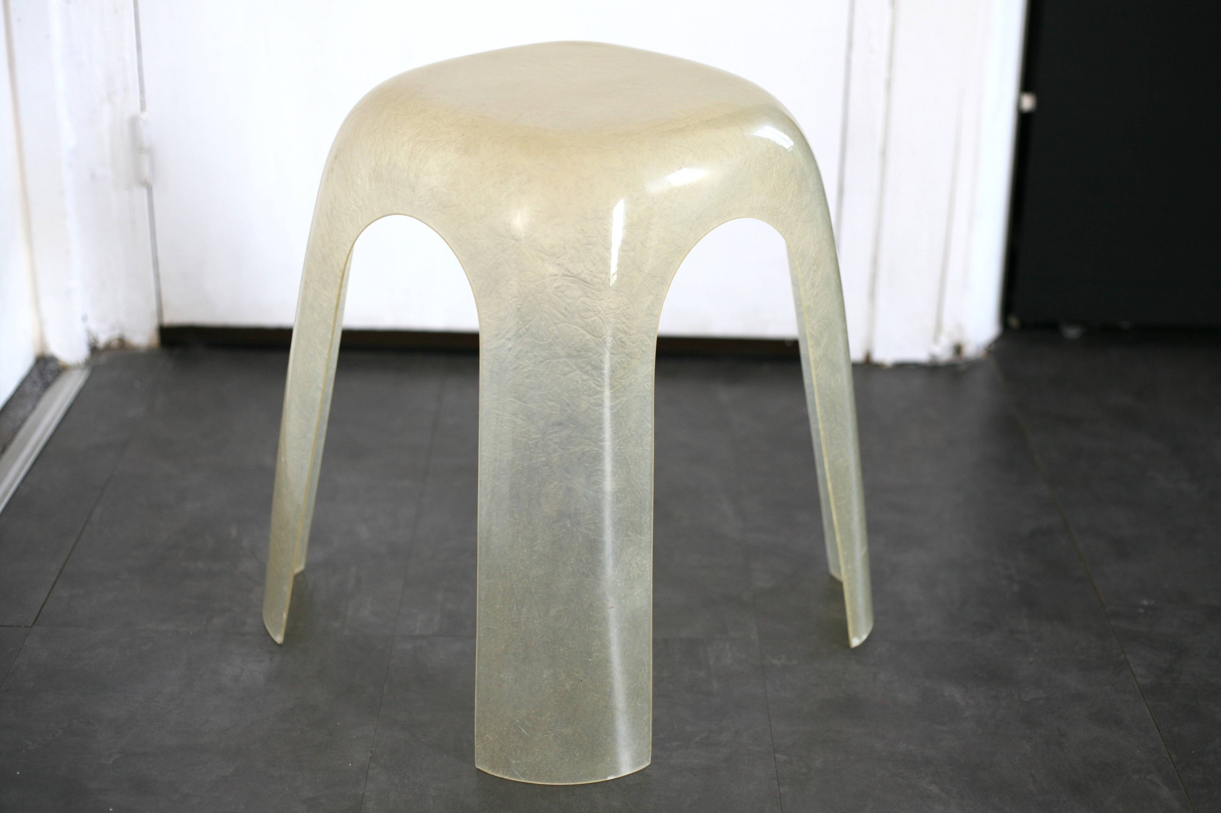 1970s resin stool