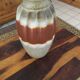 Vintage floor vase Scheurich 292 Ceramic W. Germany 40 cm
