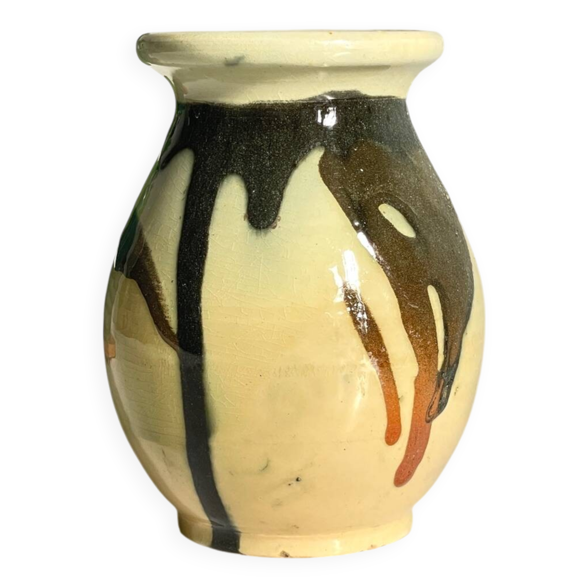 Vintage Ceramic Vase AEGITNA Vallauris FRANCE