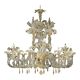Handcrafted Imperial Venetian Murano Glass Ca’ Rezzonico Chandelier