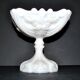Opaline de Vallerysthal chalice cup Art Nouveau 1910 white opaline H16cm