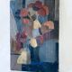 Oil on canvas stylized bouquet