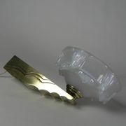 Applique Art Déco en verre opalescent, années 30