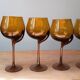Verres à pieds design vintage